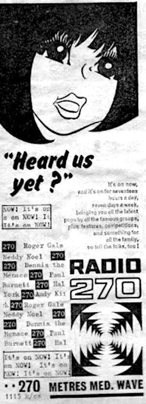 Radio 270, their first advert 