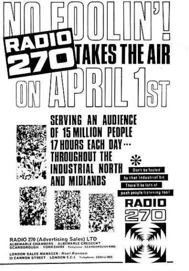 Radio 270 press advert