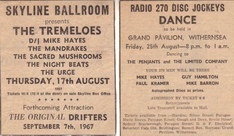 Radio 270 dances in Hull and Withernsea