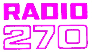Radio 270 sticker logo 