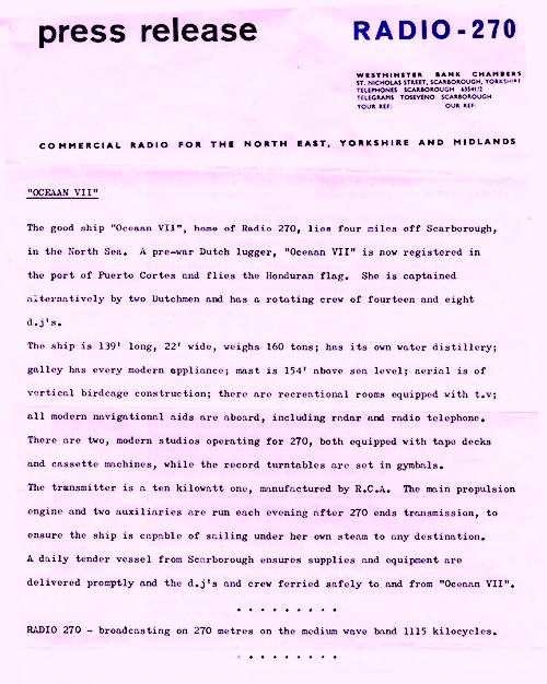 Press Report of mast collapse on RTadio 270