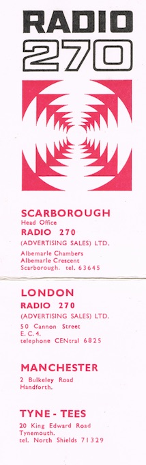 Radio 270 Advertising Agents addresses 